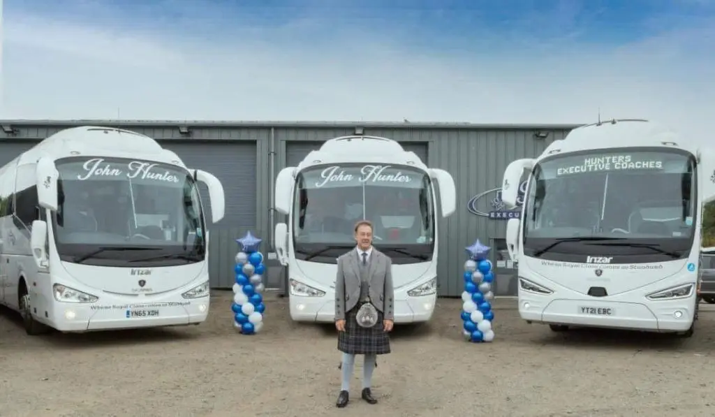 Hunters Executive Coaches team Tullibody