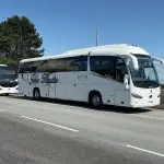 Hunters Executive Coaches at the Royal Yacht Britannia, Leith, Edinburgh