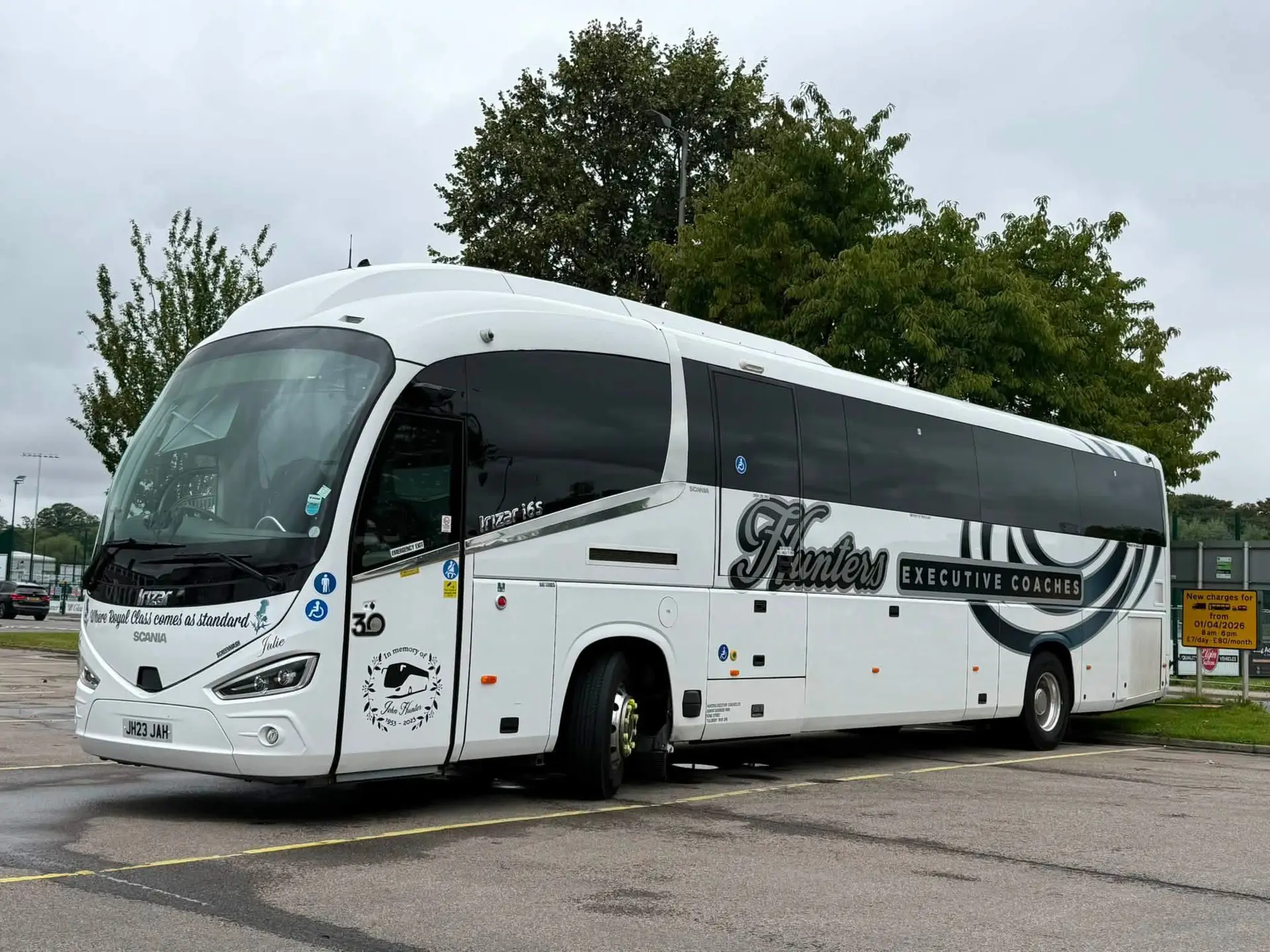 football team coach hire Scotland