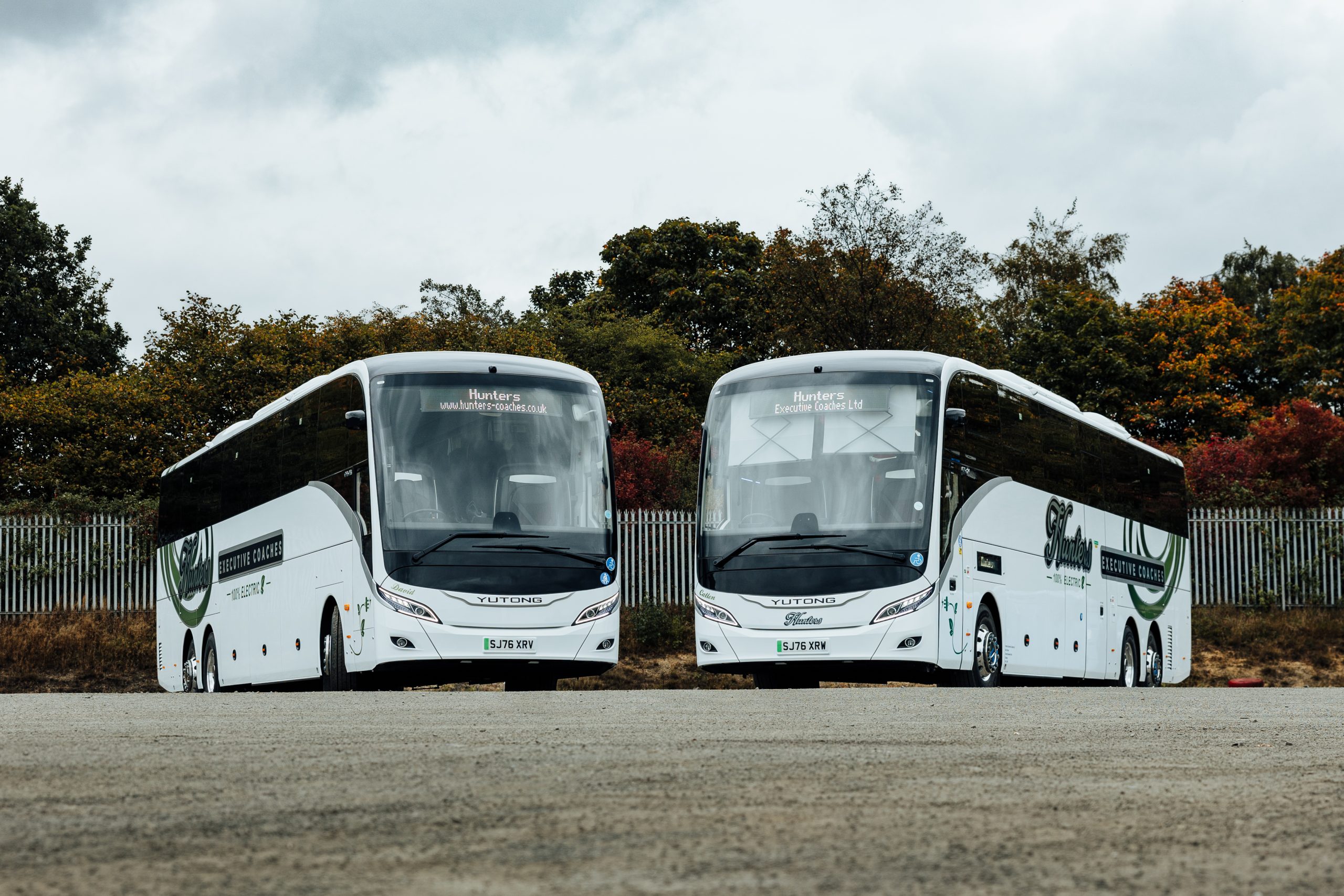 School contract coach hire Scotland - Hunters Executive Coaches new coaches