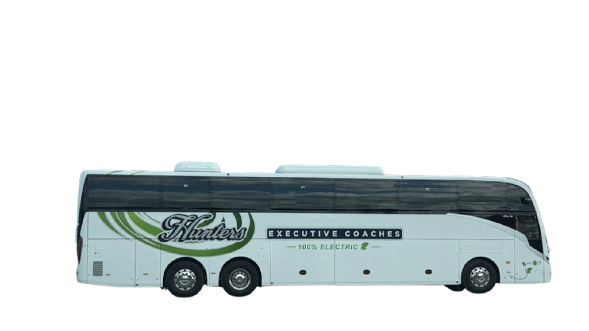 Hunters 100% electric Yutong GTe14 executive coach