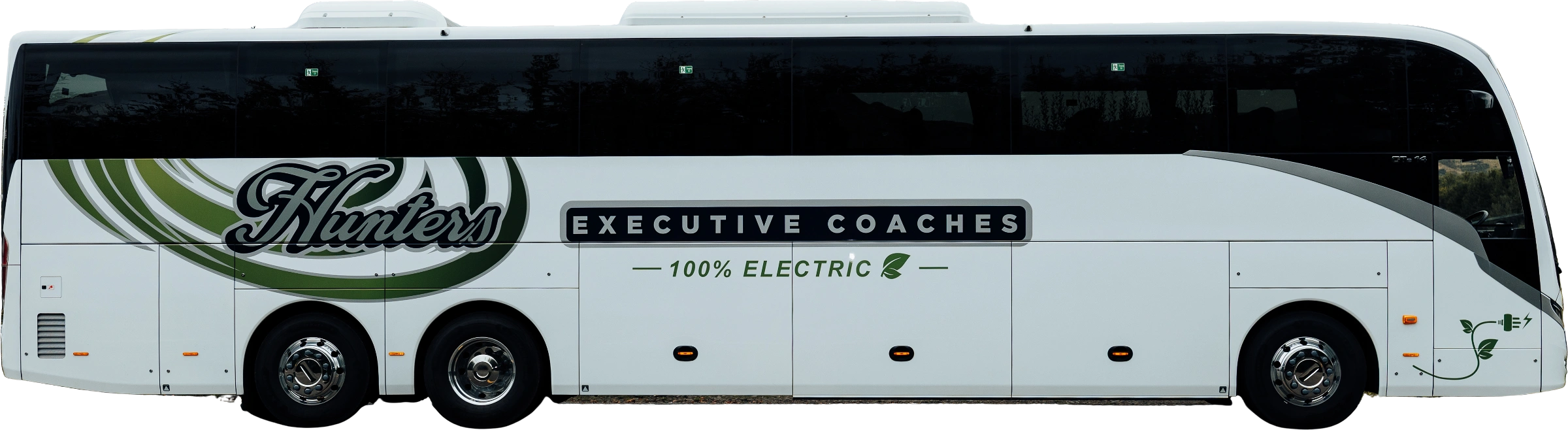 Hunters Executive Coaches 100% electric Yutong GTe14 coach