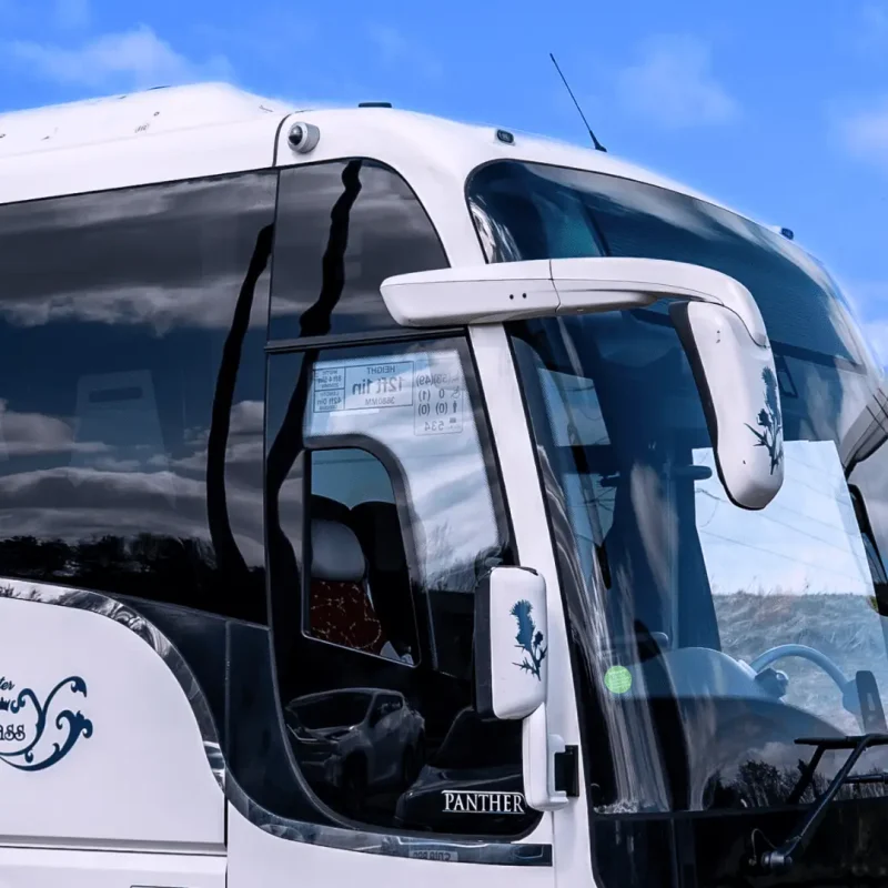 Luxury coach interior Scotland