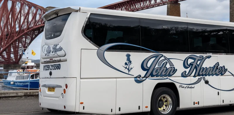 Coach exterior Hunters Scotland